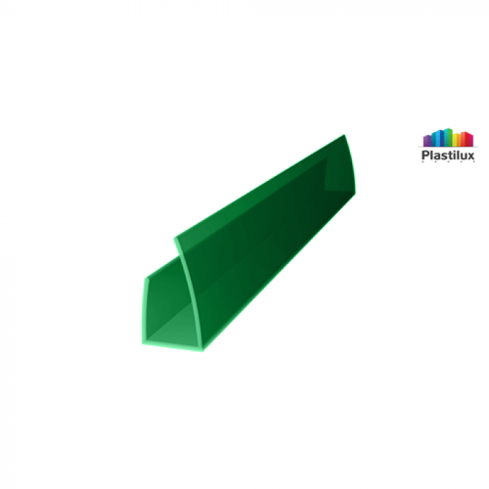 Торцовый профиль ROYALPLAST UP 10 мм, зелёный